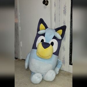 Lifesize Bluey Plush Toy - Blue and Yellow